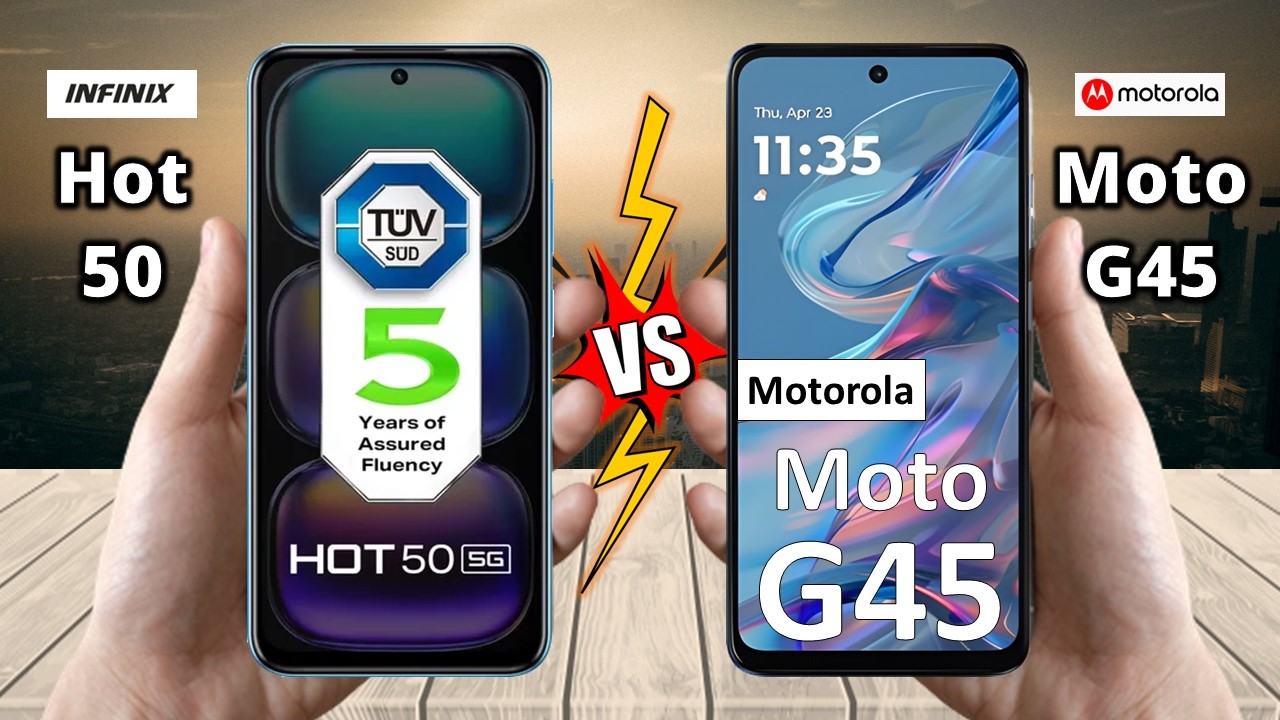 Infinix Hot 50 Vs Motorola Moto G45 - Full Comparison 🔥 Techvs
