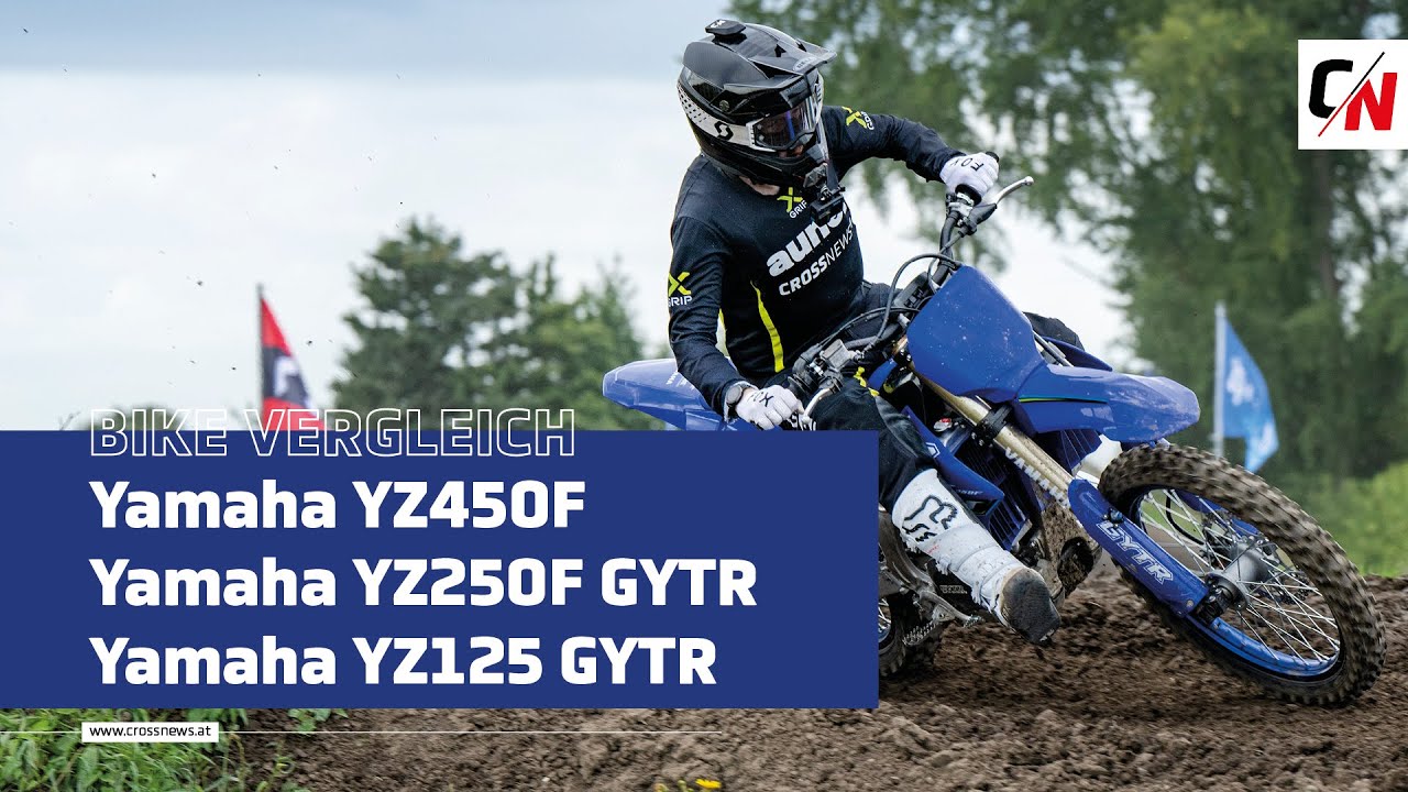 Yamaha YZ450F vs. YZ250F GYTR vs. YZ125 GYTR | 2026 Vergleich