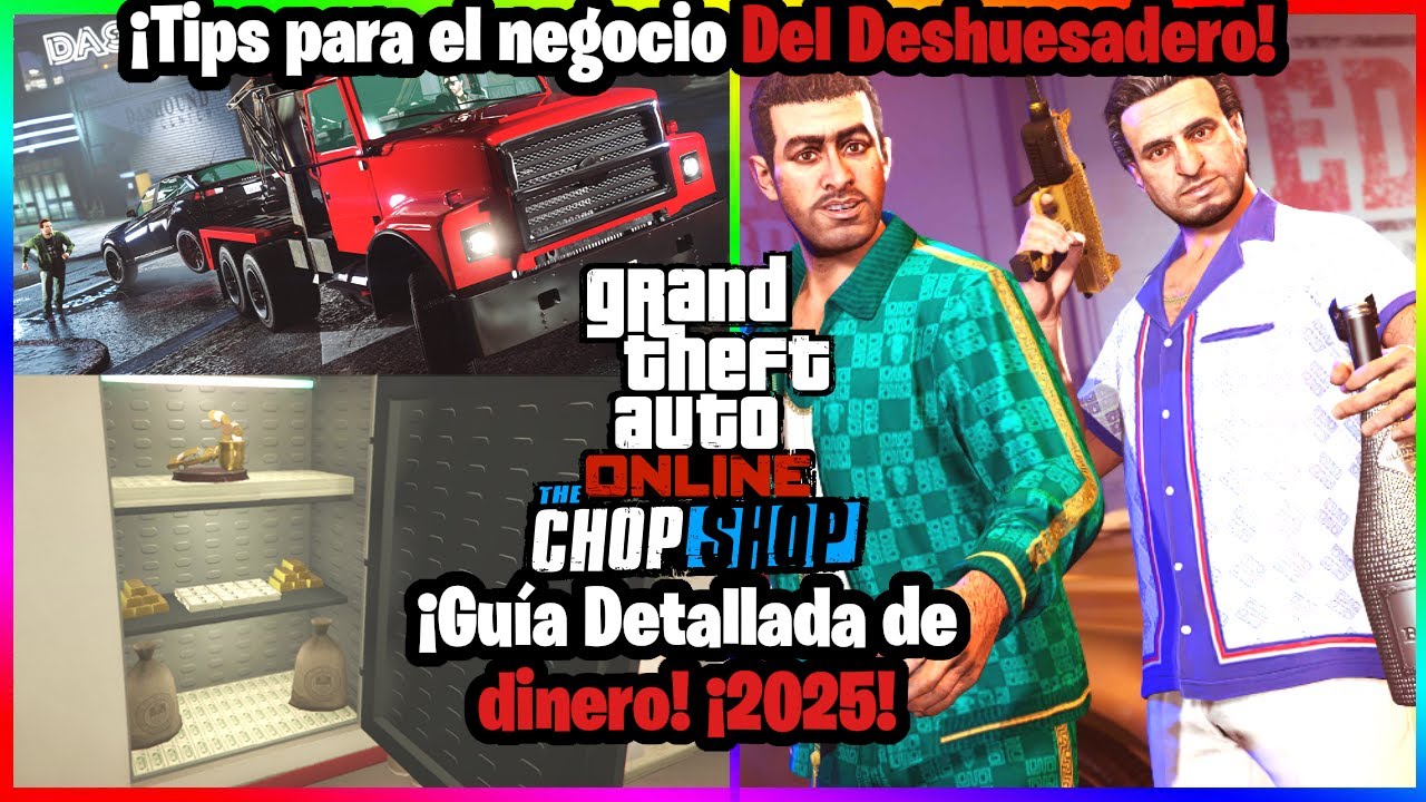 GTA Online ¡Guía Ganar millones con el Deshuesadero! ¡Consejos y mucho más! *2025*