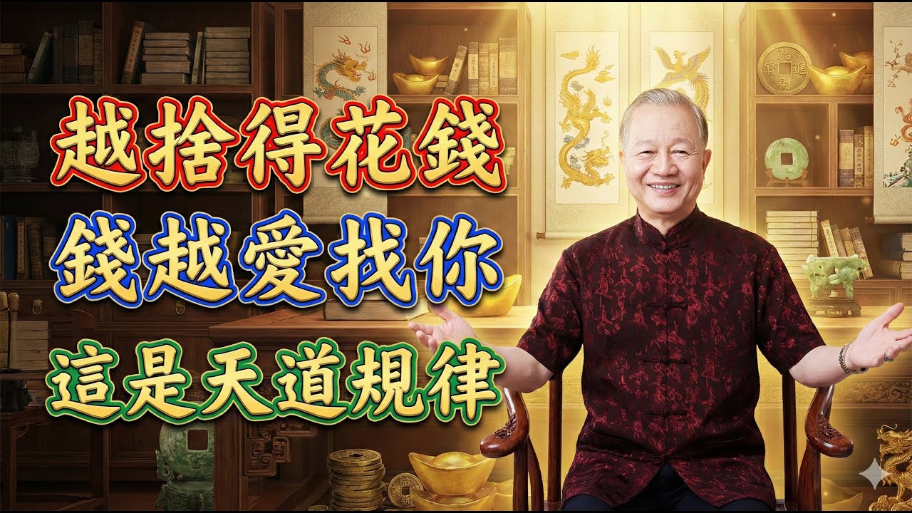錢是一種能量！曾仕强：把錢當朋友，學會這樣「花錢」，財富才會加倍回流。#曾仕强 #易经智慧 #錢的靈性 #財富思維 #國學智慧