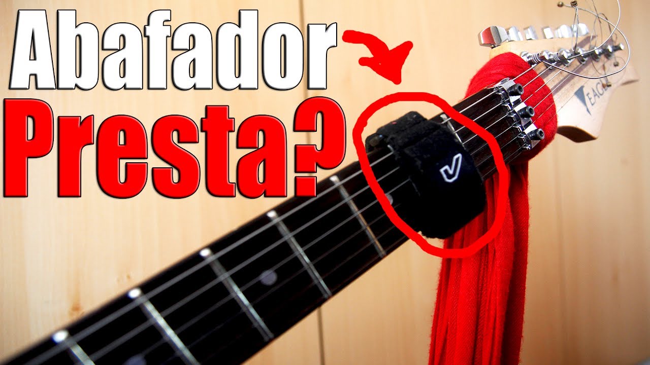 Abafador na guitarra? Isso presta? E pra que o pano amarrado...