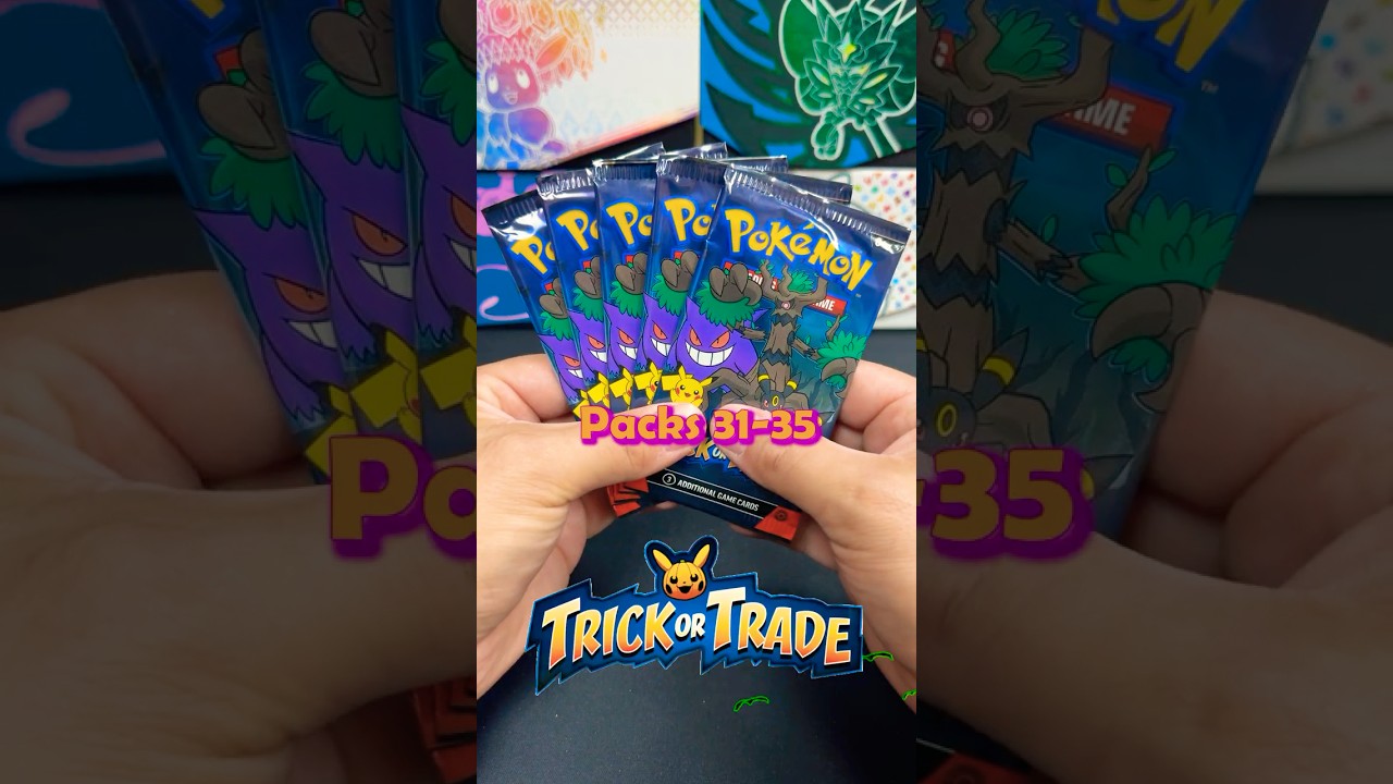 LAST packs then OBSIDIAN FLAMES!!! Trick or Trade Pokémon Opening (Day 7)