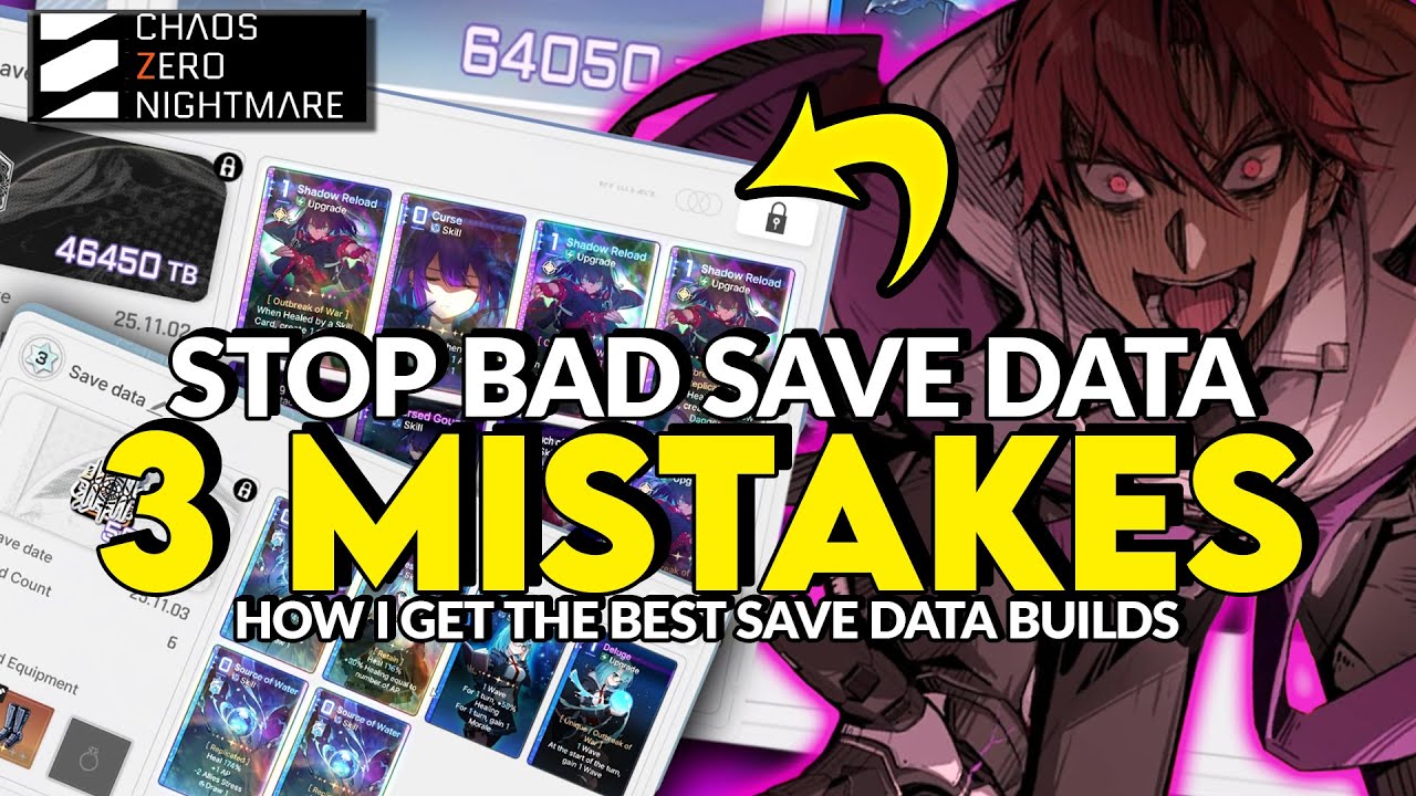 DO THIS!  Guide to the BEST Save Data Builds [Chaos Zero Nightmare]
