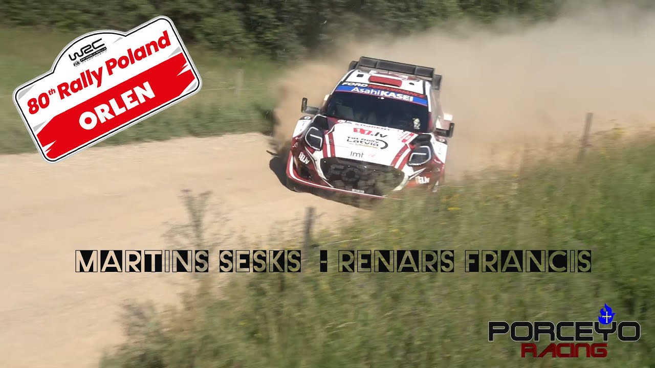 Mārtiņ&scaron; Sesks - Renārs Francis |  WRC 80 Orlen Rally Poland 2024