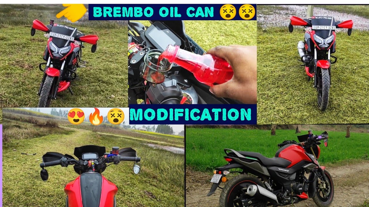Brembo Oil Can Modification On Tvs Raider 125 😵🔥 || Tvs Raider Full Modified || Crazy Looks