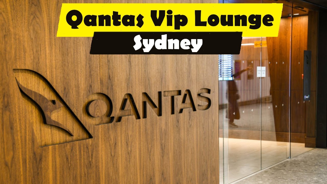 Qantas first class vip lounge, Sydney, Australia