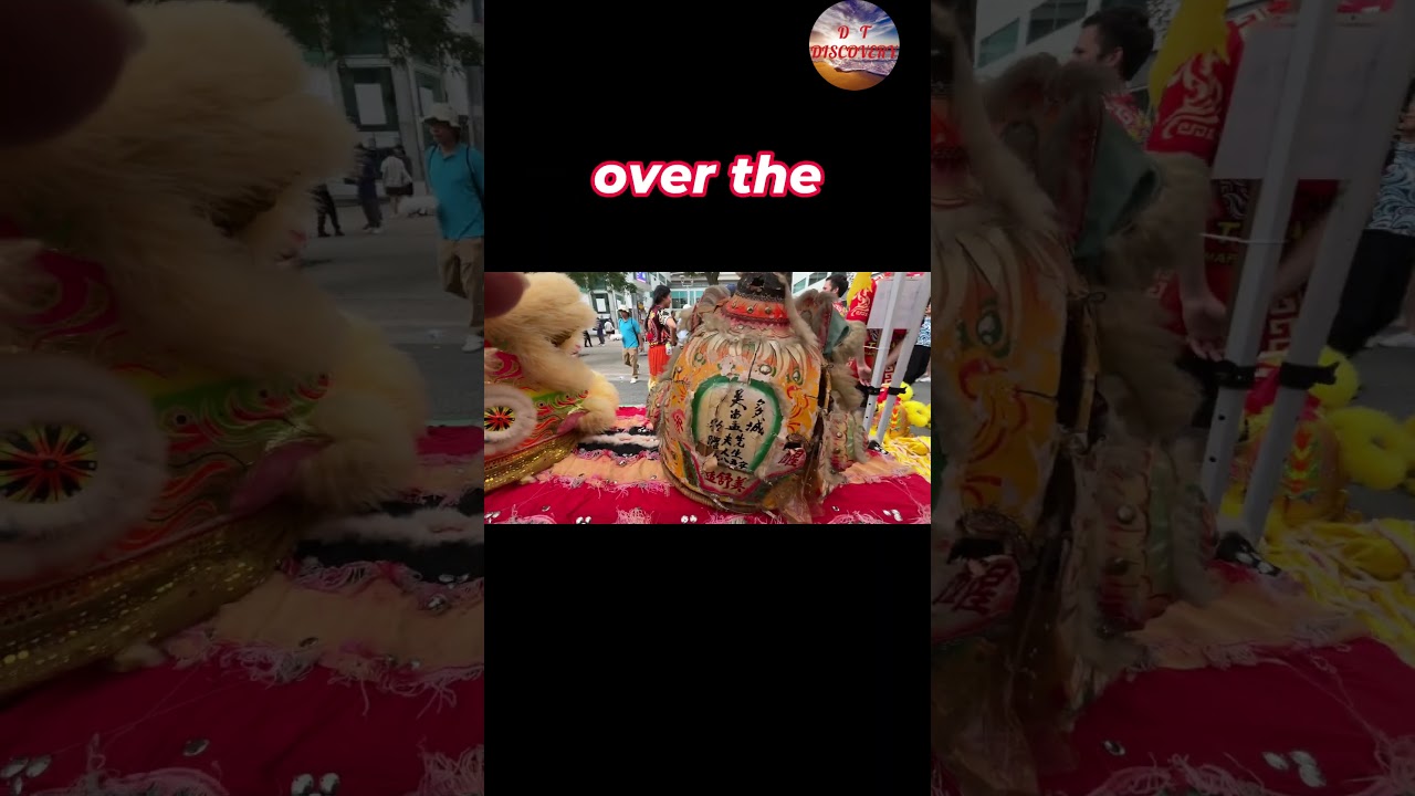 Historic Lion Dance Head In Toronto #shorts #liondance