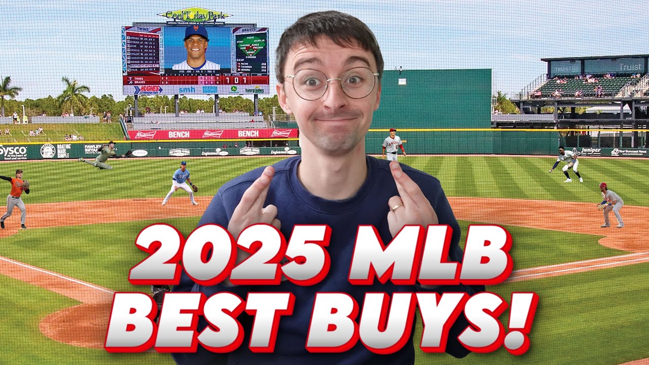 Best Buys for the 2025 MLB Season! ⚾️ Ranking The Top Vets, Rookies, and Prospects to Invest In!