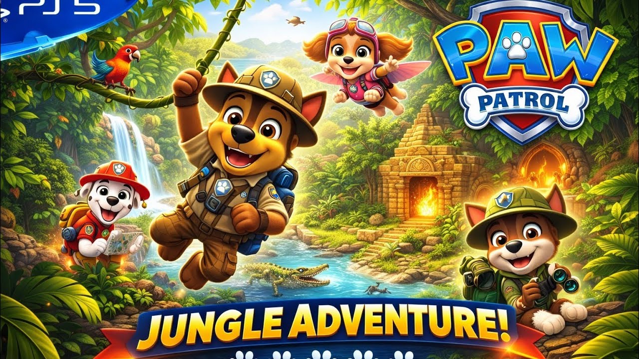 PAW Patrol Jungle Adventure 🌴 PS5 Gameplay | The Adventure Begins!