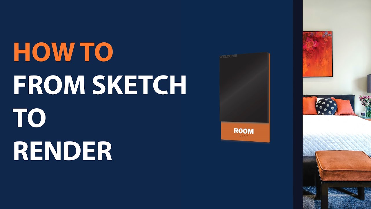ADA Panel Sign Design Process | Sketch, Render & Create Accessible Signage Step-by-Step