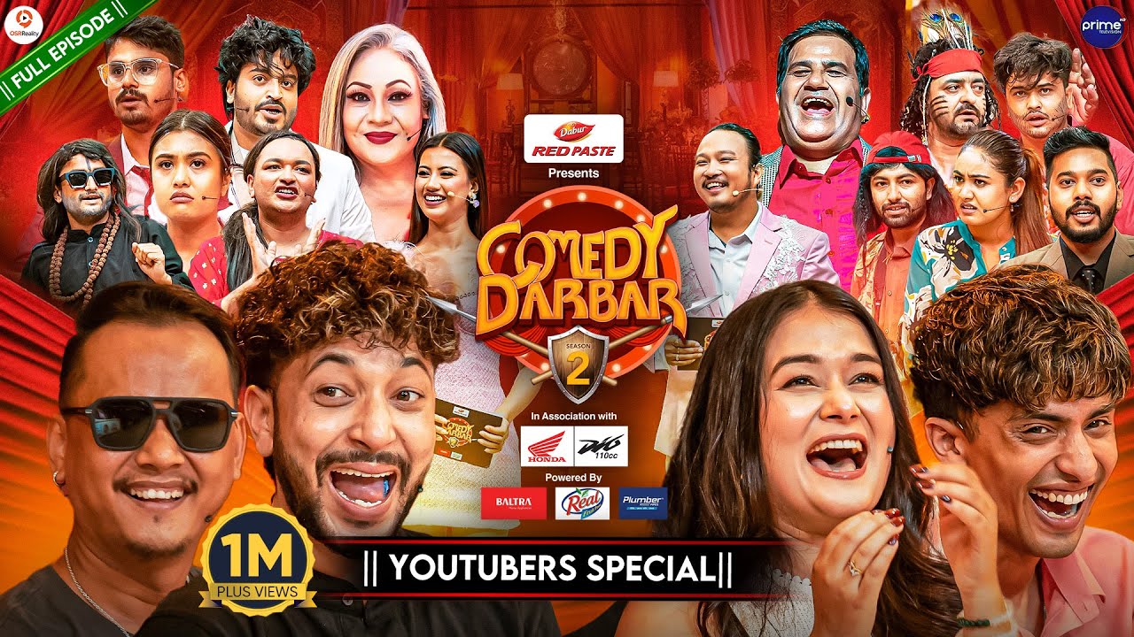 COMEDY DARBAR S2 | YouTubers Special Full Episode| Utsav Rasaili, Madan Rijal, Barsha Basnet, Pasang