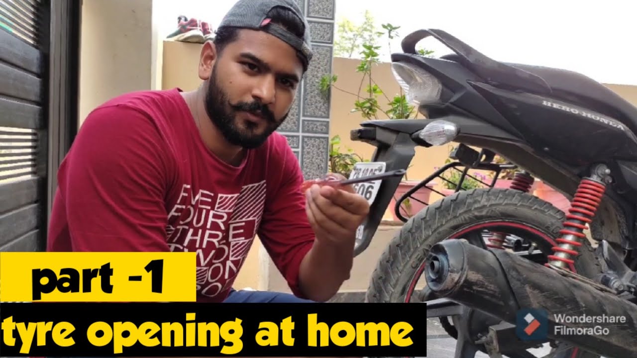 How To Open Rear Wheel Of Motorcycle | How To Change Tyer Of Bike | @XTREME TORQUE
