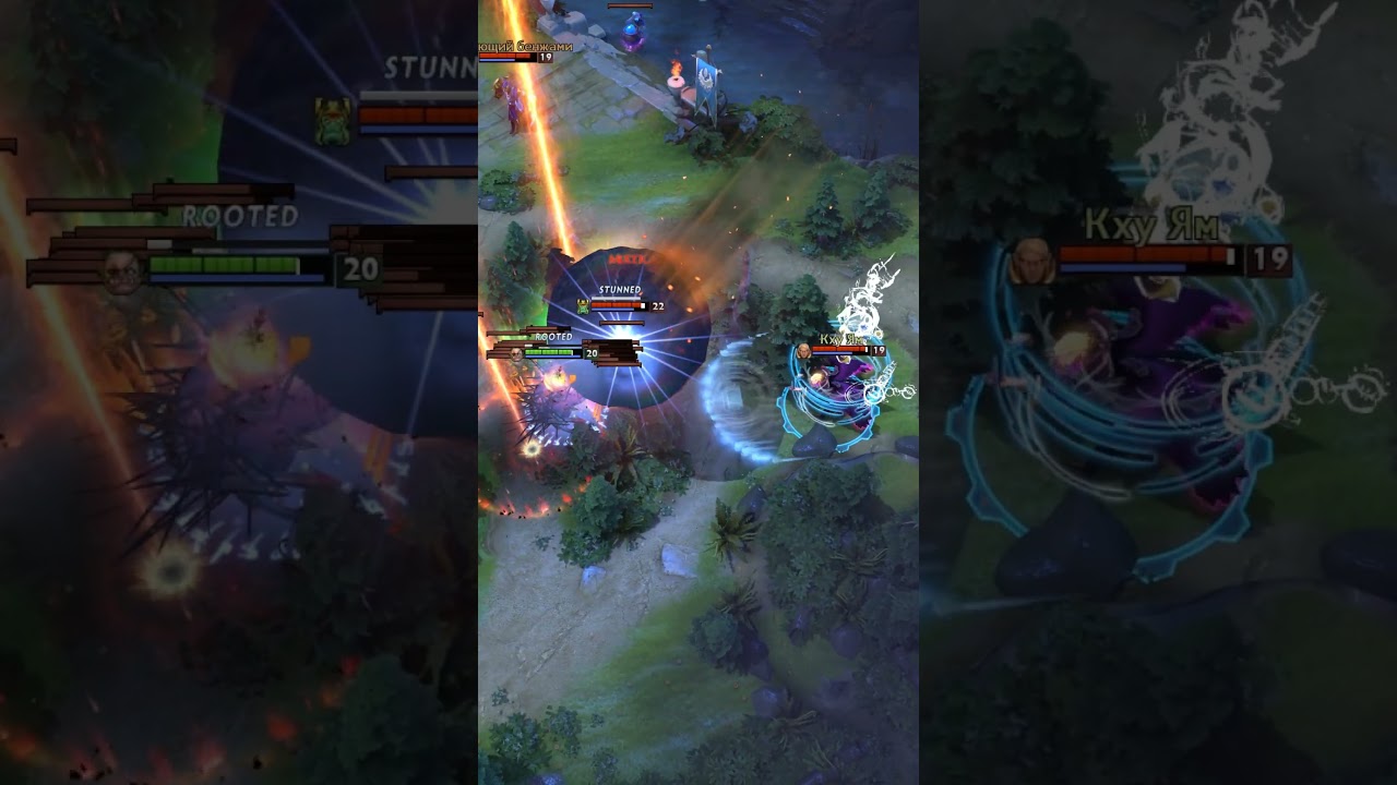 Double kill by shockwave with Fissure💀 #DotaWTF #Dota2 #WTFMoments