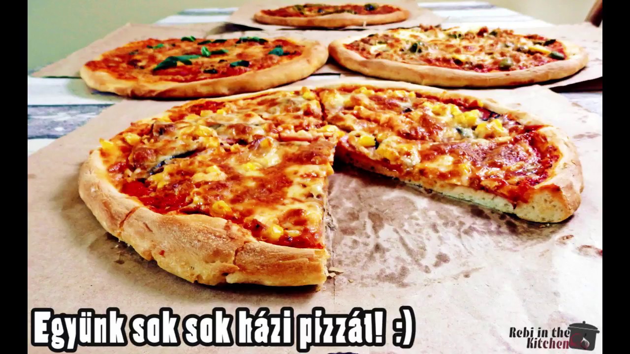 Pizza tonhalas, kolbászos maragaríta, songoku