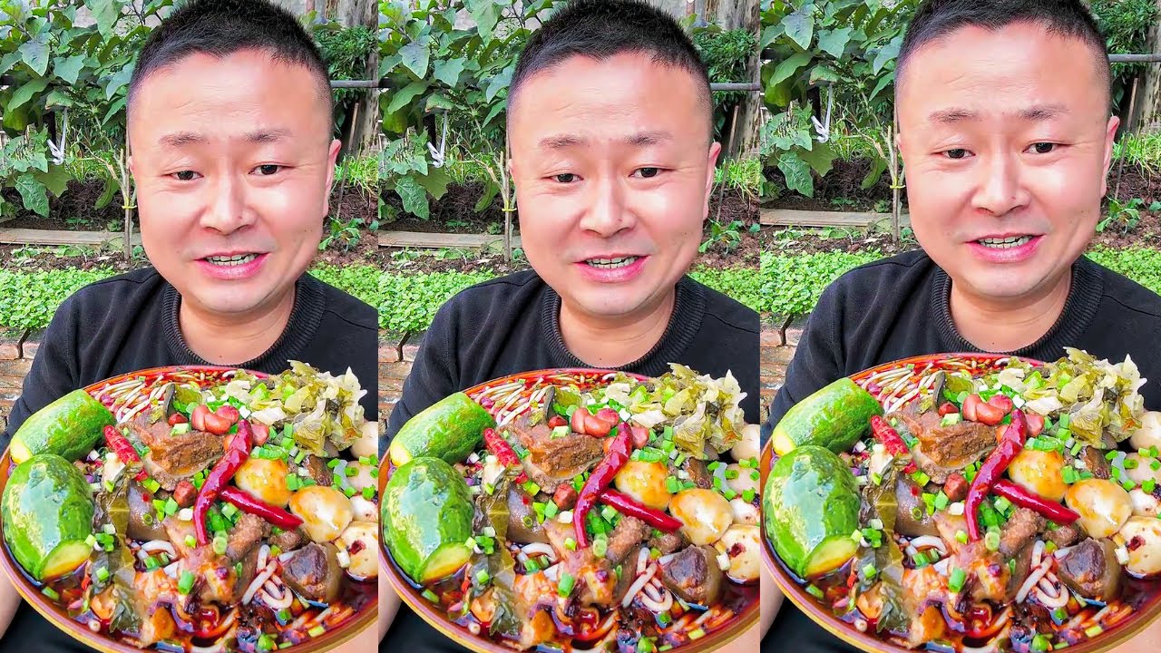 Epic Eating Show: Axing Devours Spicy Noodles, Pork Belly & Braised Pork&mdash;So Delicious!