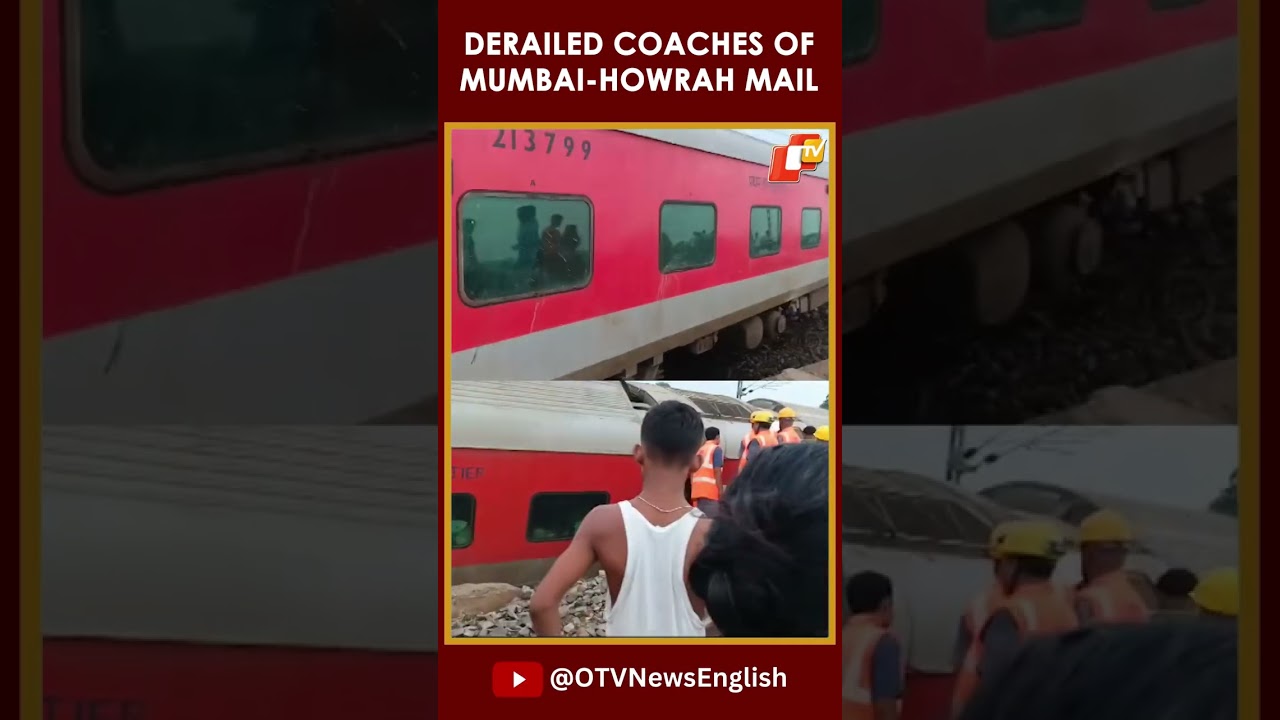 Watch! Derailed Coaches Of Mumbai-Howrah Mail | Jharkhand Train Accident