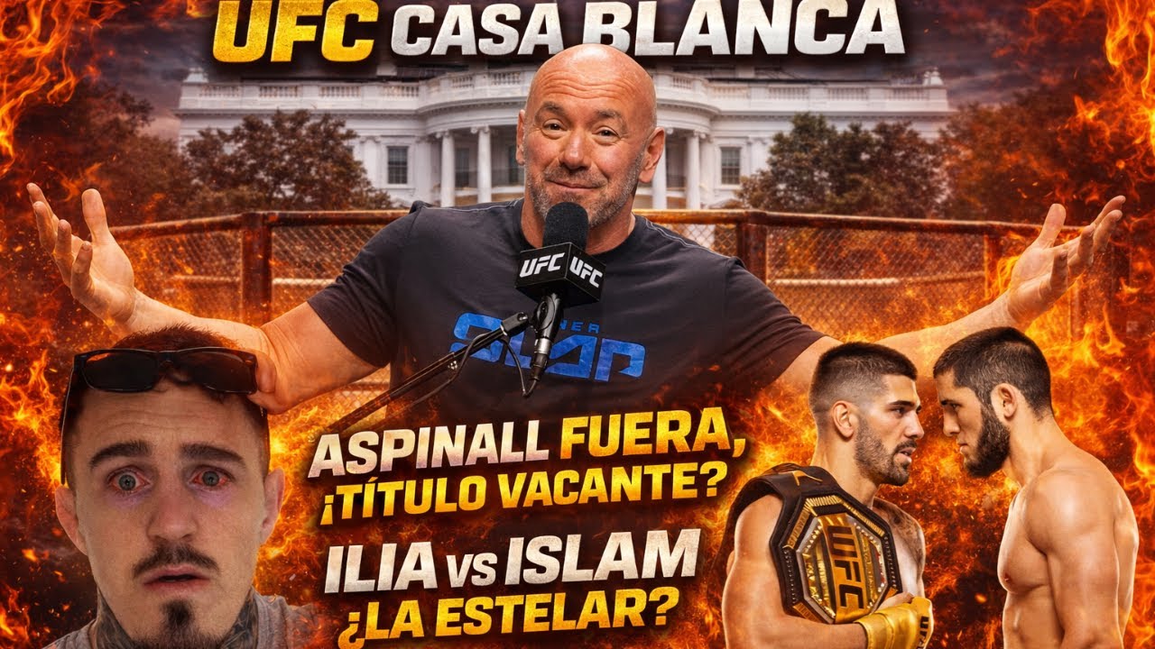 Round 0 – Episodio 5: UFC CASA BLANCA: ¿Aspinall FUERA? ¿Título Vacante? Ilia vs Islam ESTELAR?