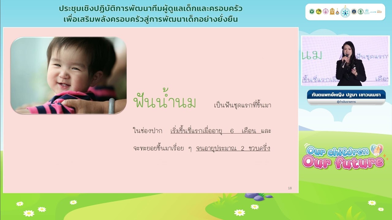 การดูแลสุขภาพช่องปากเพื่อลดภาวะคลอดก่อนกำหนด พญ ปฐมา เชาวนเมธา