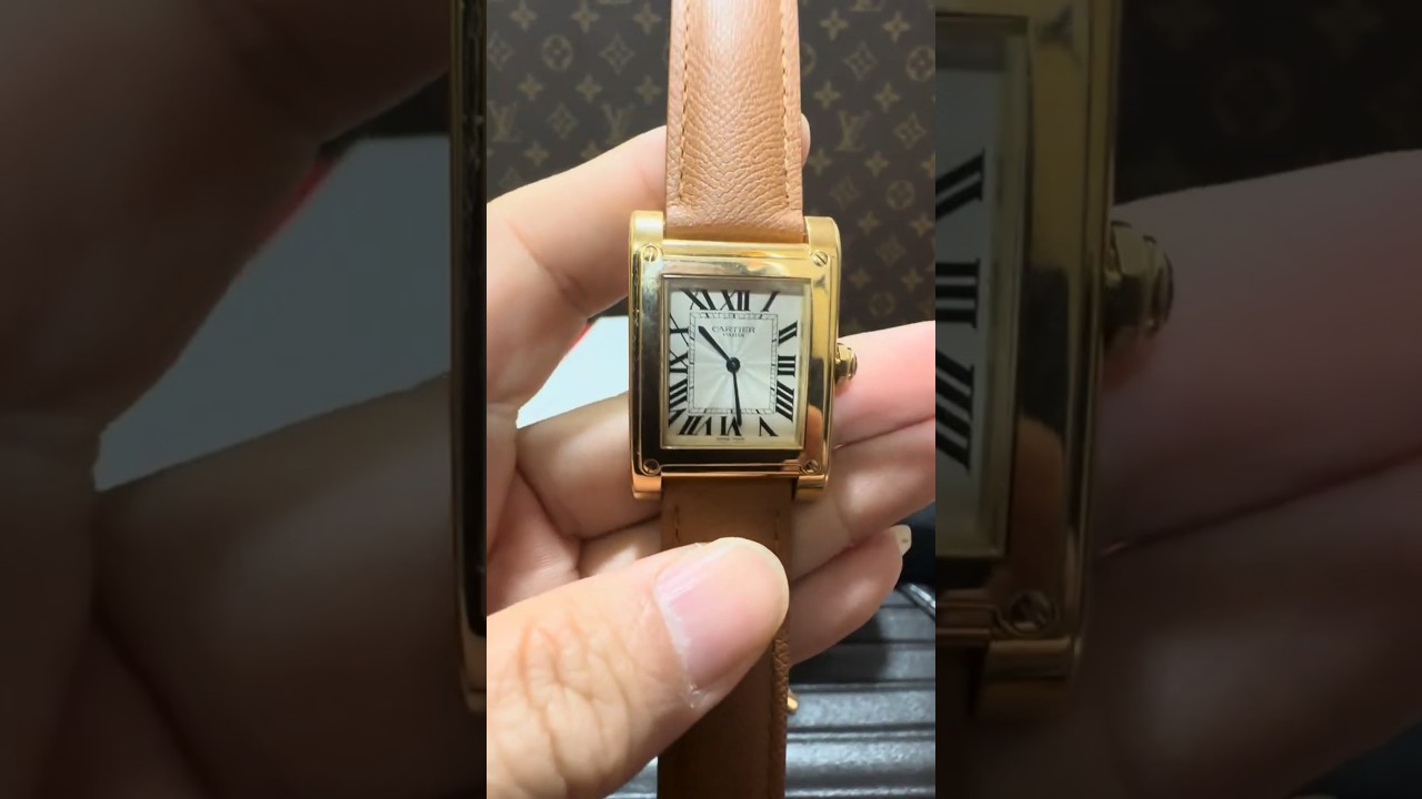 Cartier Tank A Vis CPCP Collection Prive 18K Yellow Gold #shorts