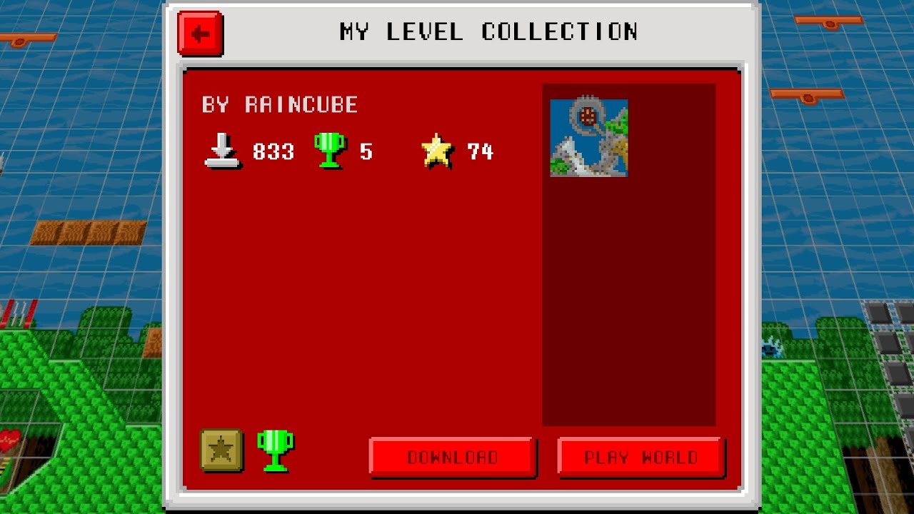 My level collection (By Raincube) / Ultimate level maker/builder / World mode