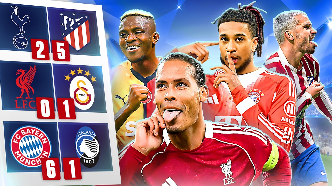 Liverpool 1-0 Galatasaray (Agg 1-1) | Tottenham 1-0 Atletico (Agg 3-5) | Champions League WATCHALONG