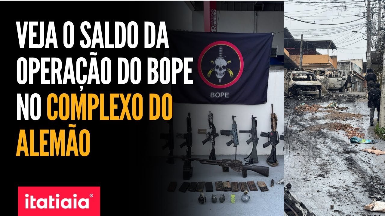 VEJA MAIS IMAGENS E O SALDO DA OPERAÇÃO DO BOPE NO COMPLEXO DO ALEMÃO, NO RIO