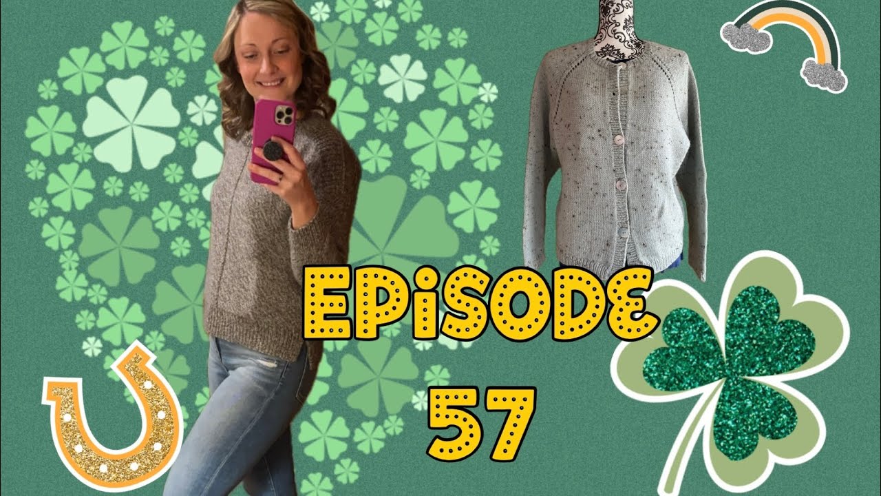 Knitting Podcast #57: Weekender Crew, Summer Neckdown Cardigan, Miette Shawl, Flicker & Flame