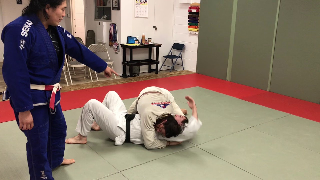 Judo pin escape Yoko shiho gatame