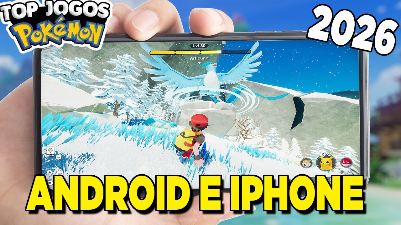 TOP 5 Melhores jogos de Pok&eacute;mon para Android e Iphone - Setembro 2026