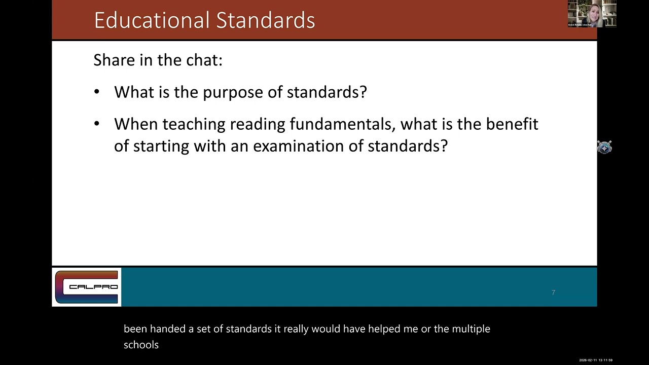 Teaching Adults to Read (FOC) Webinar 1, 2/12/2026