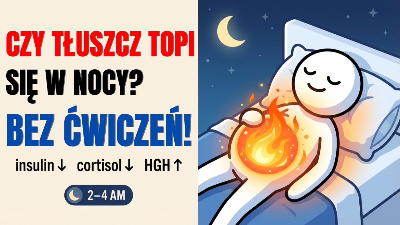 Spalaj tłuszcz z brzucha podczas snu (zasada 3 godzin, która aktywuje hormon wzrostu)