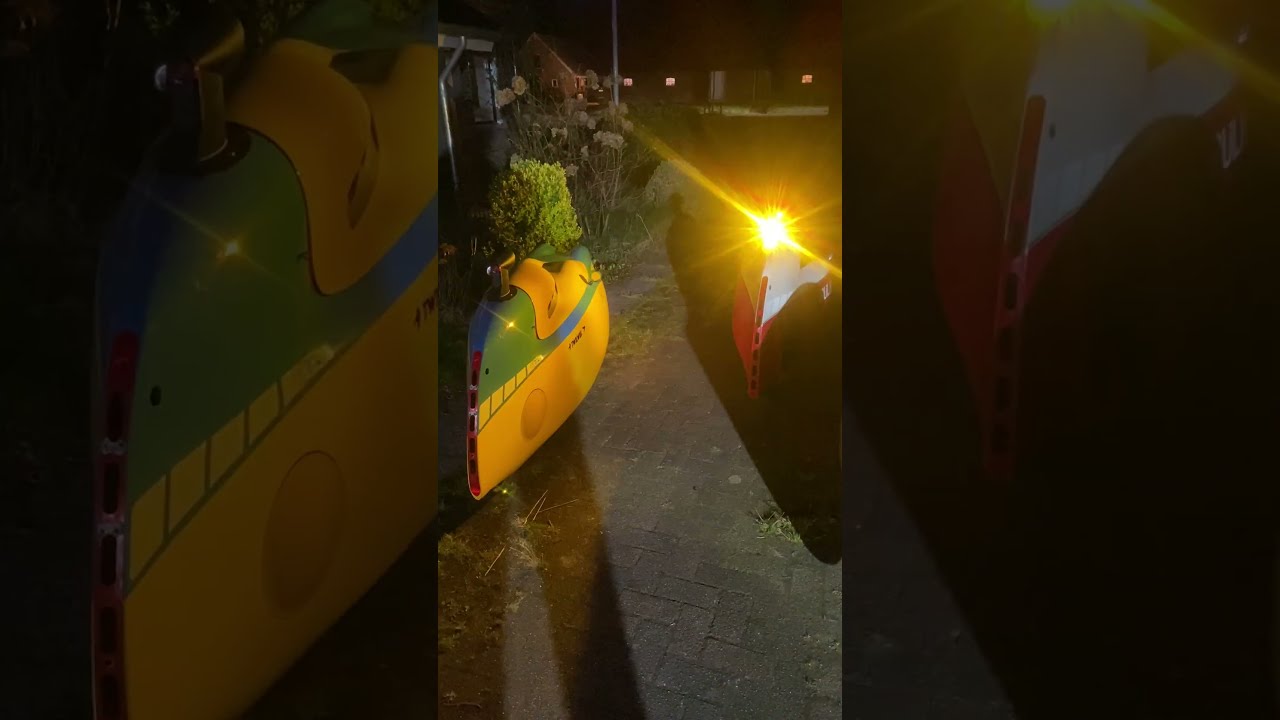 Knipperlicht van ali. Superfel.   