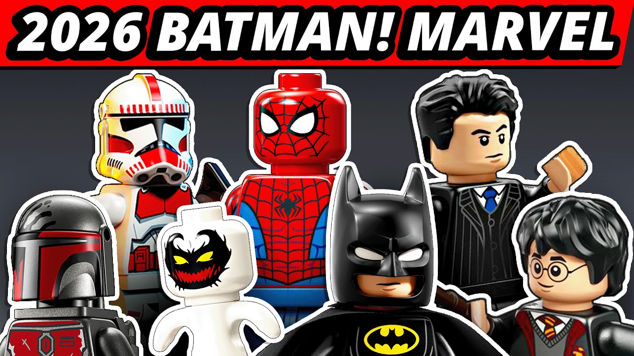 НОВОСТИ LEGO! Бэтмен 2026! Marvel! Звездные войны и многое другое! Пасхальные наборы! Серия Brick...