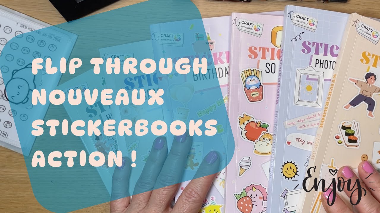 Incroyables ces nouveaux stickers books Action ⭐️ Haul stationery - Flip Through