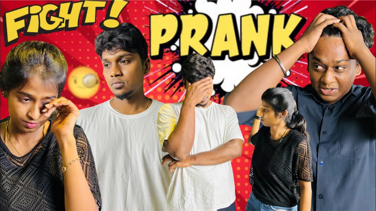 Fake fight prank🥵 wife cried and left😭 