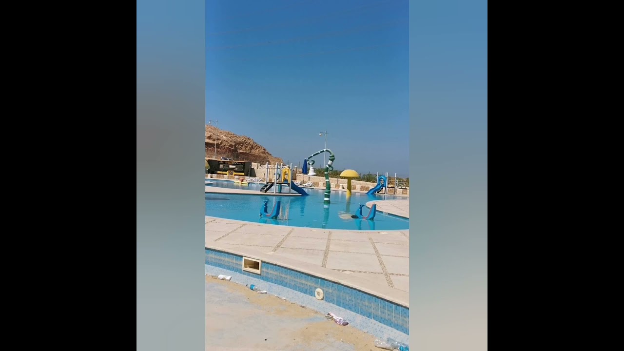 تعالو شوفو الاكوا بارك الجديده اللي في بورتو السخنه 💃😍🙈