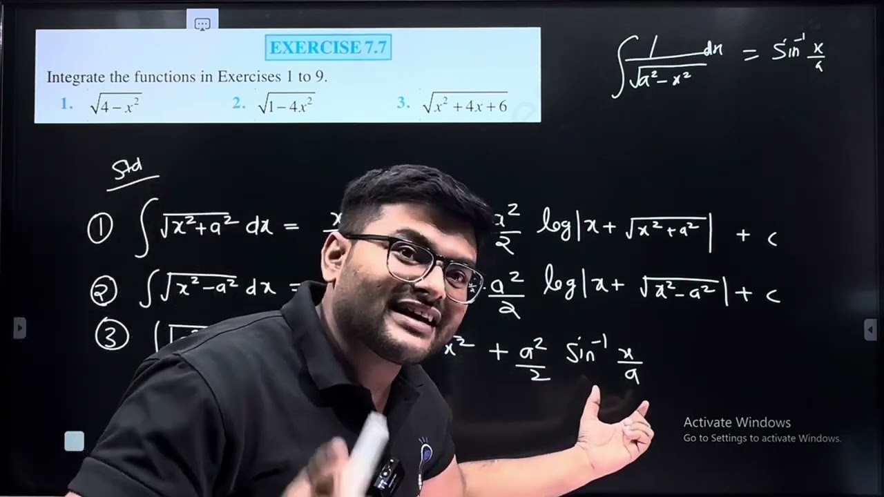 1. Integrate &radic;(4-x^2 )