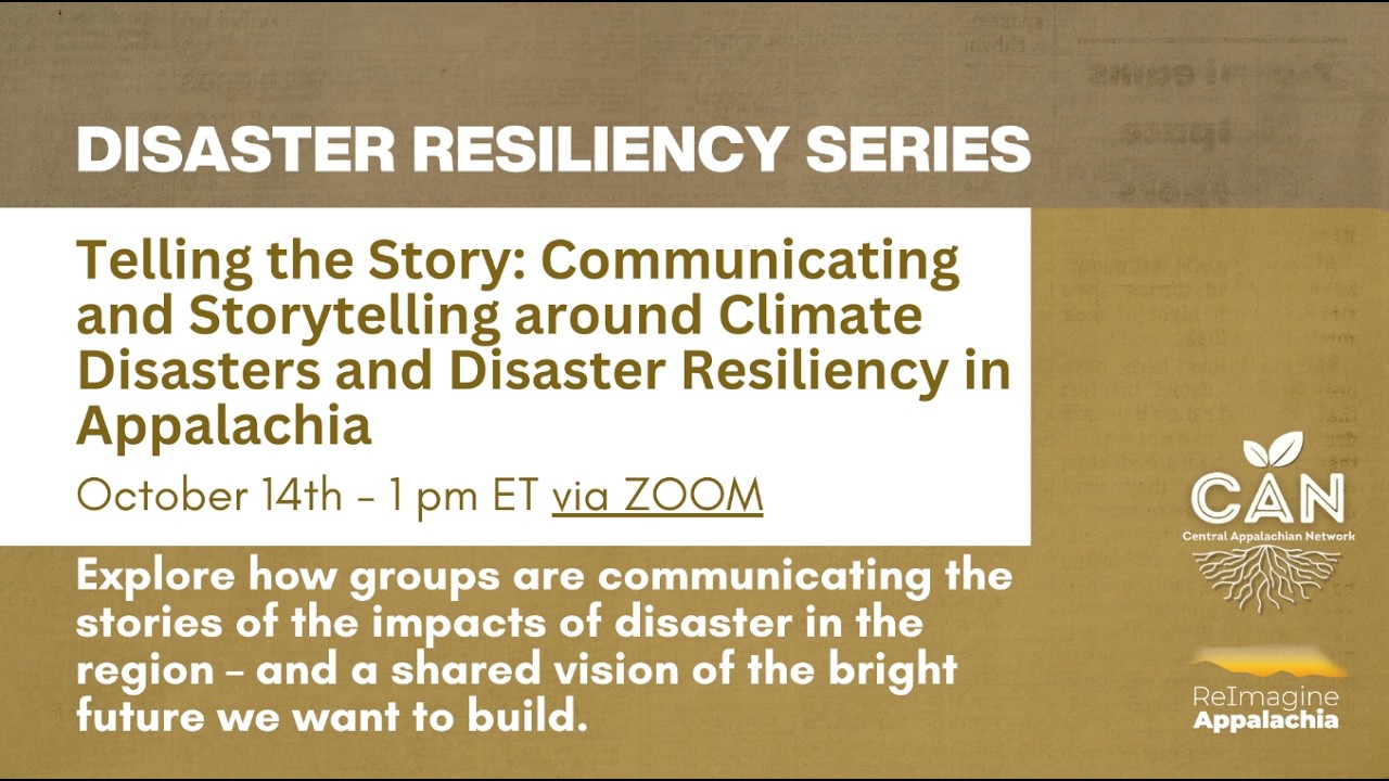 Telling the Story; Communicating and Storytelling around Climate Disasters and Disaster Resiliency