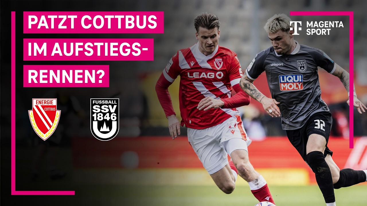 Energie Cottbus &ndash; SSV Ulm, Highlights mit Live-Kommentar | 3. Liga | MAGENTA SPORT
