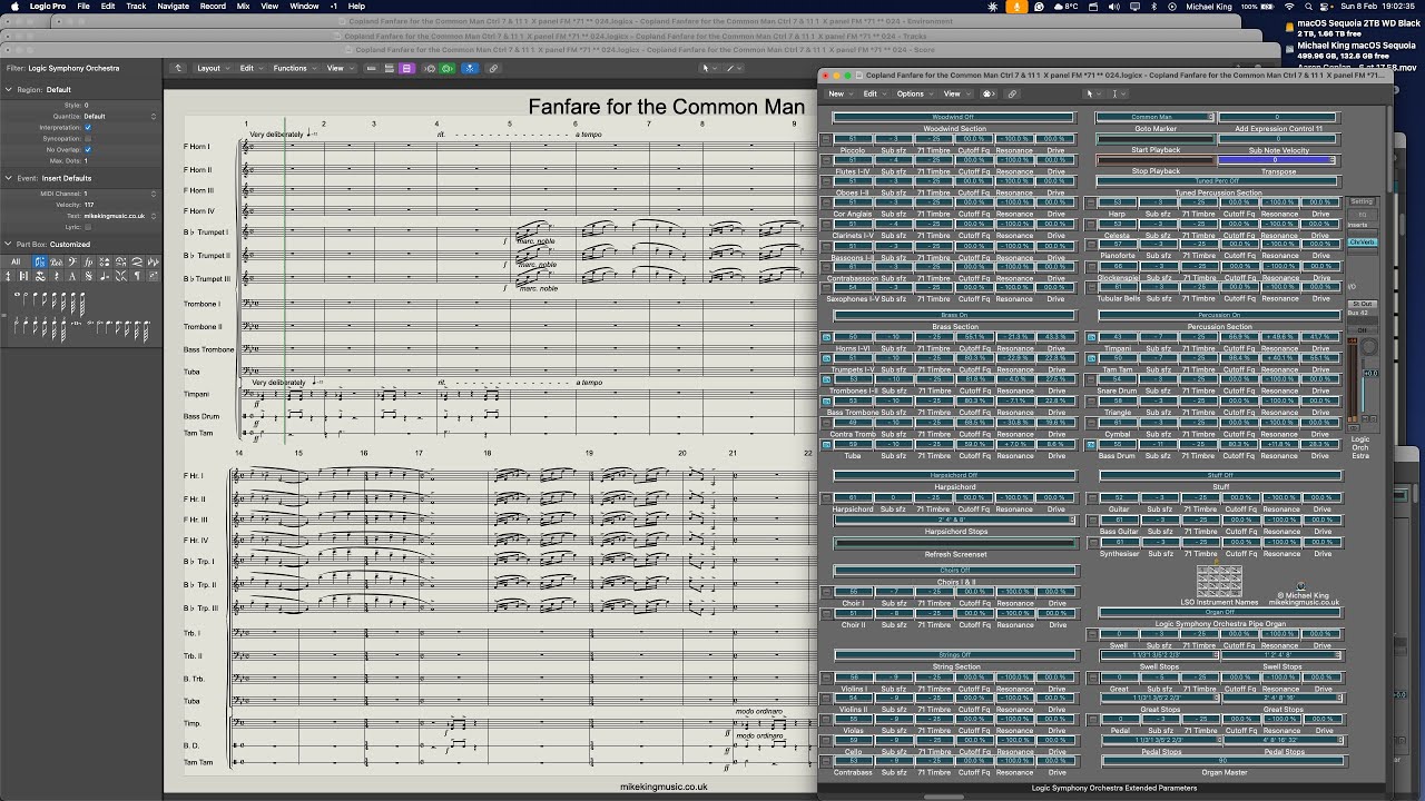 Aaron Copland, Fanfare for the Common Man. 8 Feb 2026 at 17 58