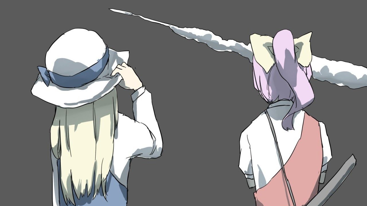 【Touhou Hand-Drawn】Lunar Escape【東方】