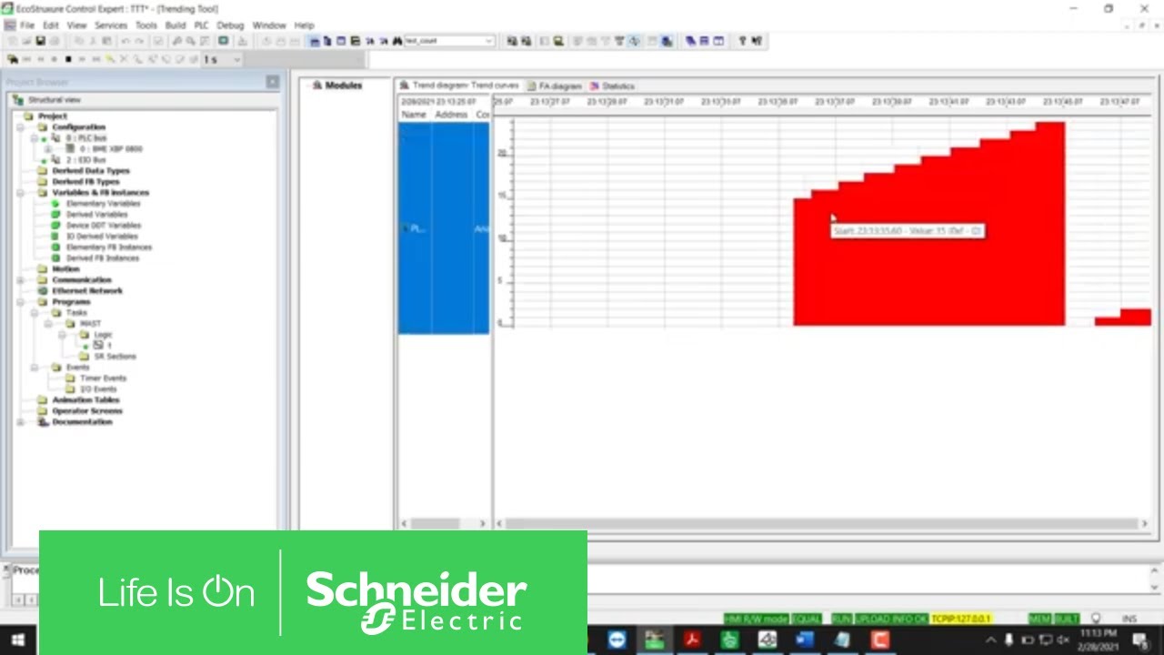 How to Copy Analog Output Trend Data from Control Expert to Excel | Schneider Electric Support