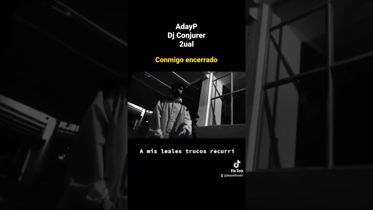 Conmigo encerrado #AdayP #DjConjurer 🔥 #bars #rapcanario