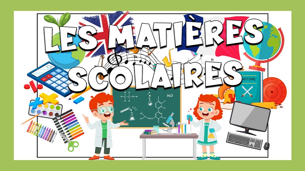 Las asignaturas escolares en francés 🧮🧪 | Vocabulario