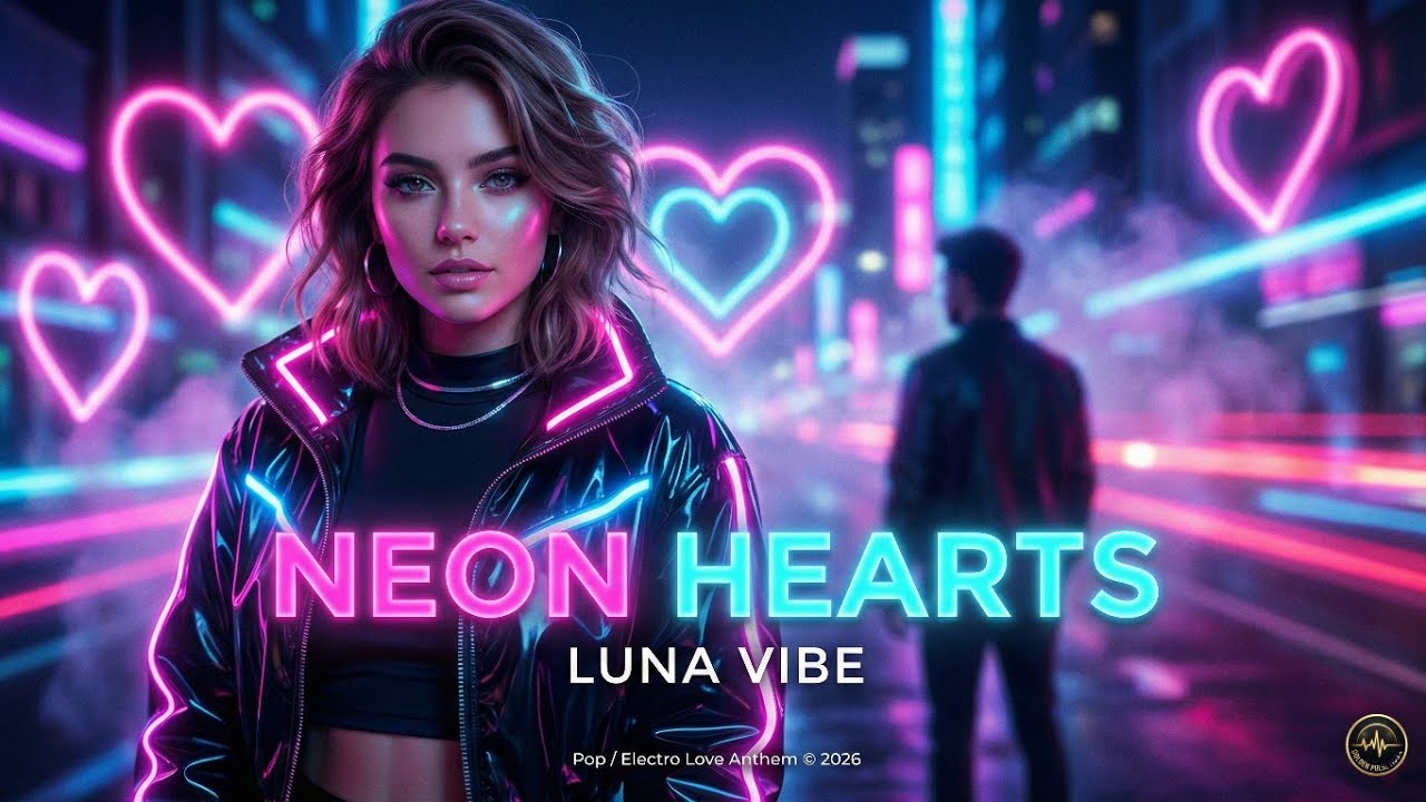 Neon Hearts – Official Music Video | Luna Vibe 