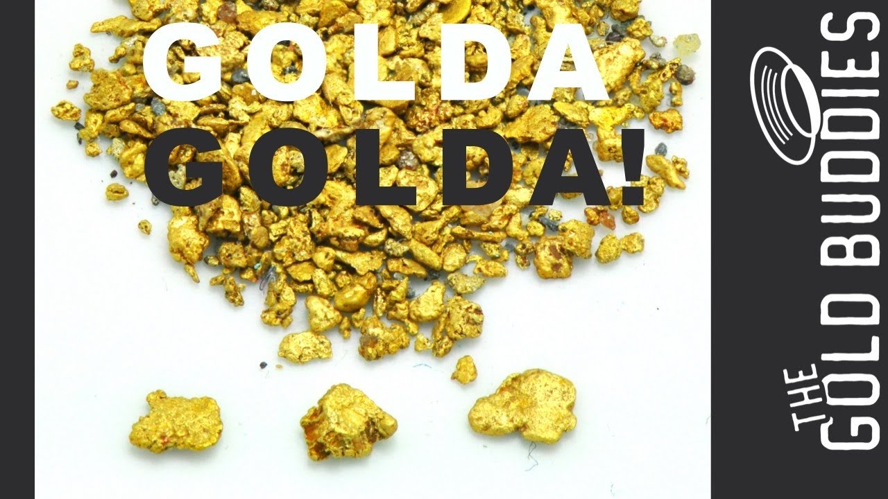 Kleine Gold Nuggets in der Nähe der Goldlagerstätte - 2.Teil