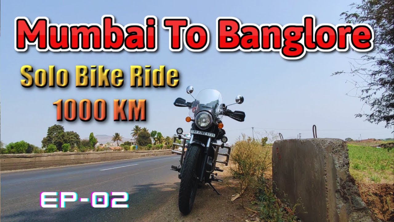 Mumbai to Bangalore | solo bike ride | 1000 Km in one day | meteor 350 ep-02 #meteor350 #motovlog