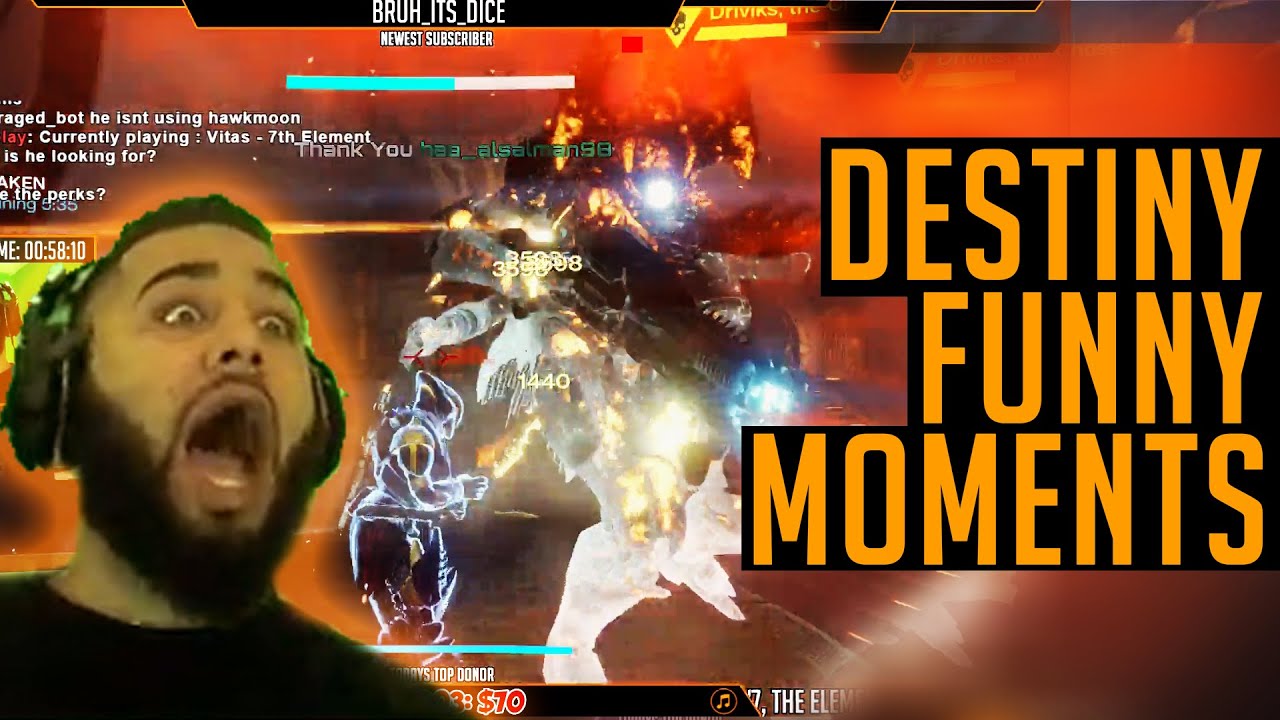 DESTINY Fail Boss Kills, WTF Mcchicken in Two Bites, BEST FOR LAST!?  (Prod's funny fail moments)