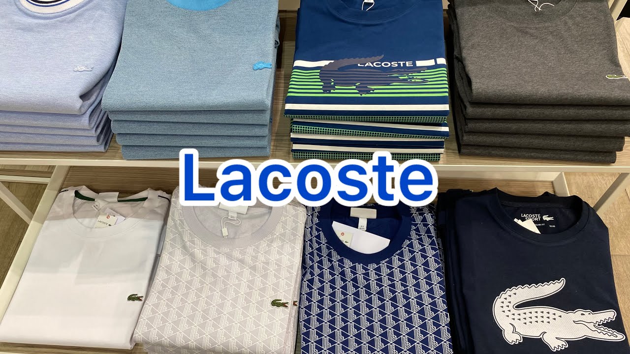[4k] Lacoste new shoe collection / sale of summer clothes discount up to 50%