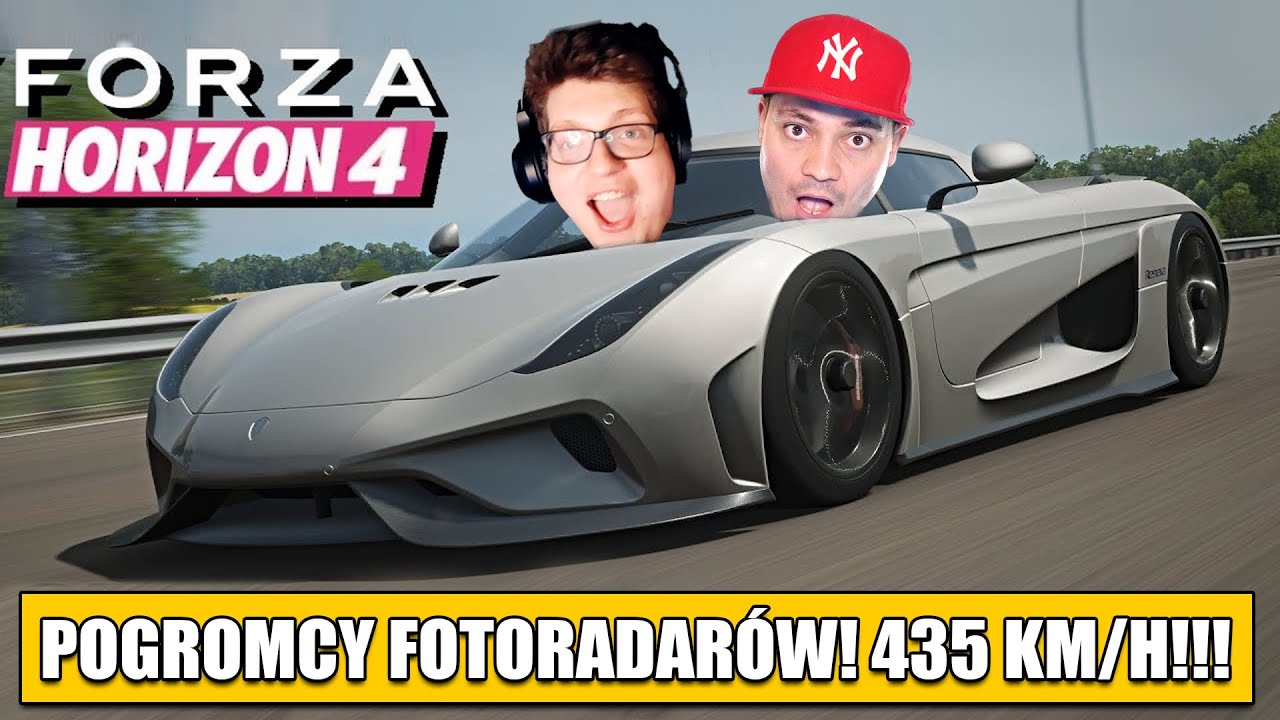 POGROMCY FOTORADARÓW ELEKTRYCZNYM (+V8) WOZEM! *Koenigsegg Regera* 🚗 Forza Horizon 4